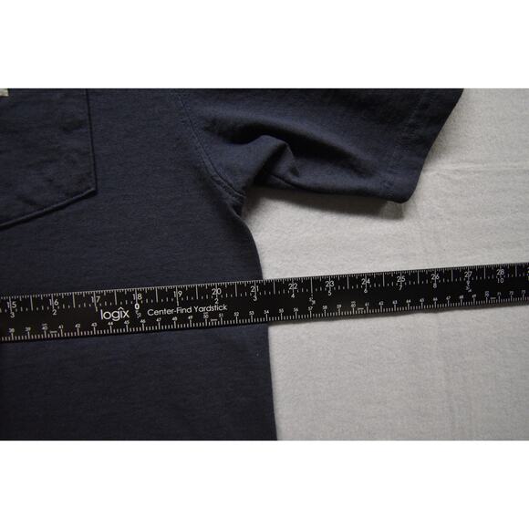 Carhartt Men’s Medium Pocket T-Shirt Navy Blue Original Fit Workwear Tee - Picture 5 of 6